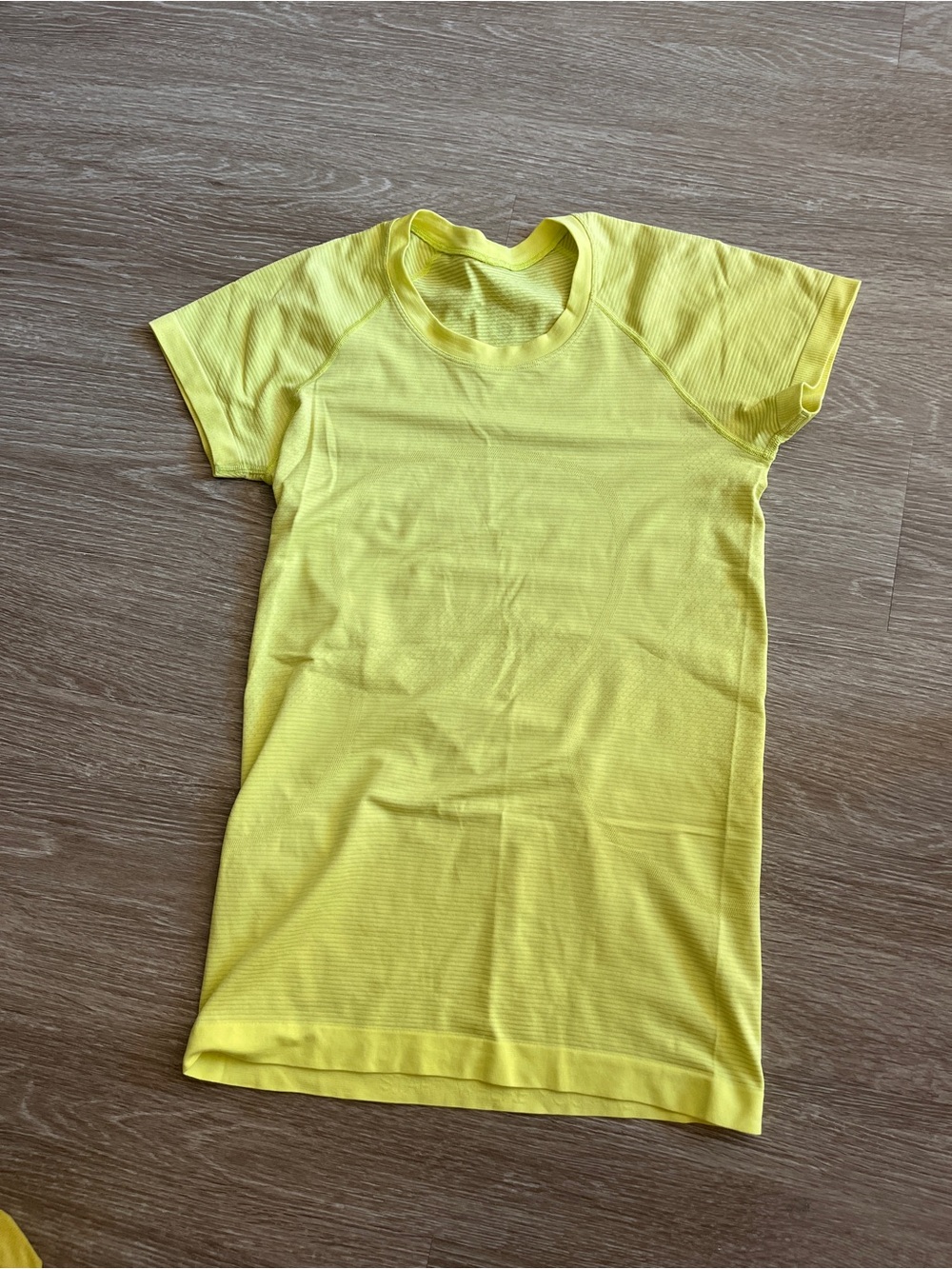 lululemon athletica Short Sleeve Tee in Bright Yellow